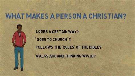 what makes someone christian.